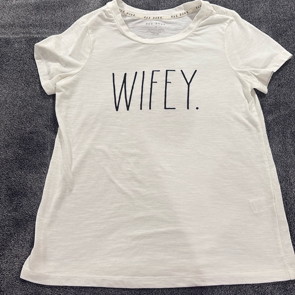 Last One! Size x-small Rae Dunn Wifey T-shirt